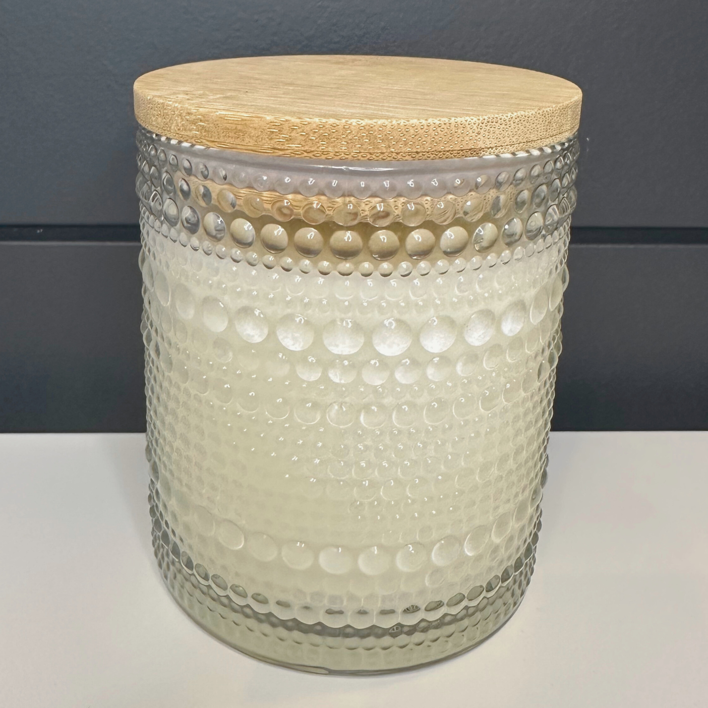 Coconut Soy Candle 12 oz | Hob Knob Glass w/Lid